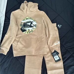 Nike Tan Kids Matching Set